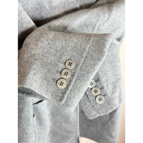 Talbots Women’s Wool Blend Jacket Gray Plus Size Lightweight Quiet Luxury 18WP - Picture 5 of 9